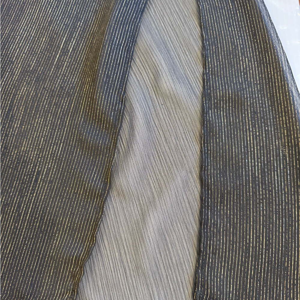 Zara Black/ Gold Sheer Duster Cardigan - Picture 11 of 14